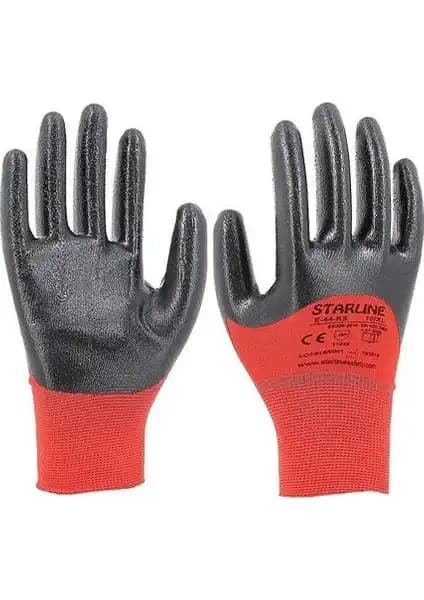 Starline Nitril İş Eldiveni E-44 KS 9 Endüstriyel Güvenlik ve Verimlilik Arttırıcı Çözüm
