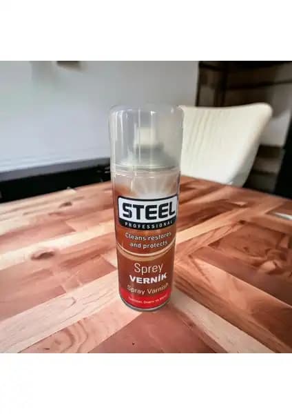 Steel Sprey Vernik 400 ml: Dayanıklı ve Estetik Koruma Sağlayan Sprey Vernik Ürünü