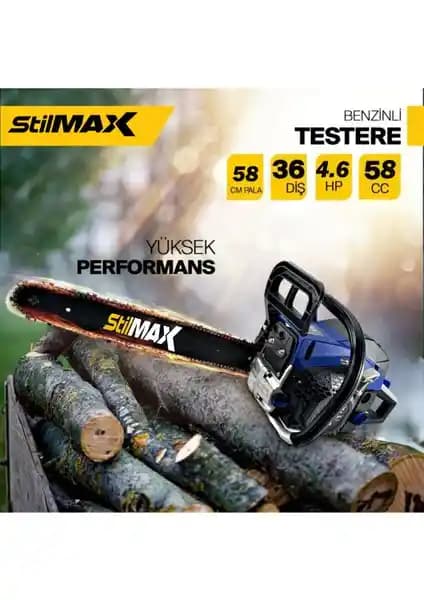 Stilmax Germany Sth-58 4.6 Hp Profesyonel Ağaç Testeresi Detaylı İnceleme ve Özellikleri
