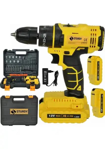 Sturdy Japon Techn 12V Metal Mandren Darbeli Çift Akülü Matkap İncelemesi ve Kullanım Özellikleri