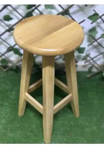 Taburecity Naturel Ahşap Bar Taburesi: Dayanıklı ve Estetik Tasarım İçin Uygun Seçenek