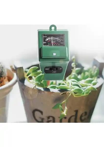 TFA 3'ü 1 Arada Toprak Nem, PH ve Işık Ölçer ile Bitki Bakımını Optimize Edin