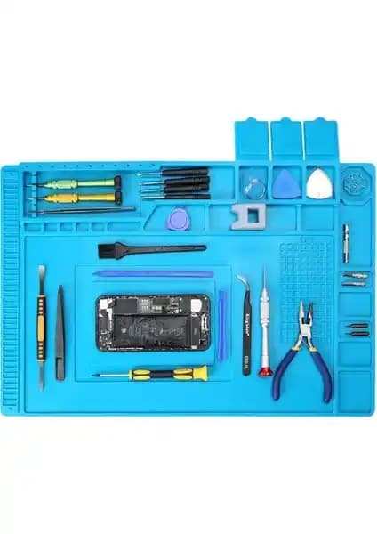 Türkiye Tamir Pedi 45x30 cm yüksek sıcaklık dayanıklı ve antistatik özellikli tamir platformu