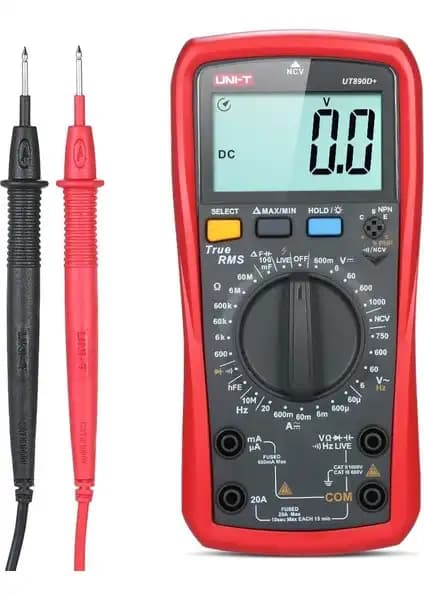 UNI-T UT 890D+ True-RMS Dijital Multimetre ile Güvenilir ve Çok Yönlü Elektrik Ölçümleri