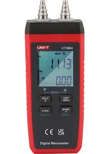 Uni-T UT366A Dijital Manometre Endüstriyel Basınç ve Hava Hızı Ölçüm Cihazı
