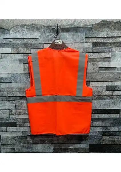 Vento Mühendis Tipi Reflektörlü İkaz Yeleği Güvenlik ve Görünürlüğü Artıran Tasarım