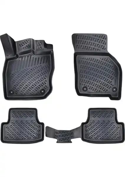 Volkswagen Golf 8 için dayanıklı ve hijyenik 3D havuzlu paspaslar, kolay temizlik ve uzun ömür sağlar