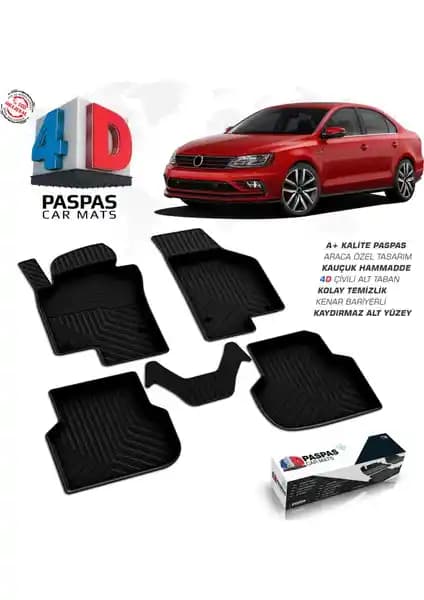 Volkswagen Jetta 4D Havuzlu Paspasları: Dayanıklı ve Estetik Araç İçin Uygun Seçenekler
