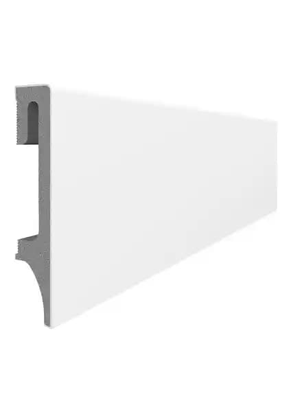 Vox Espumo Suya Dayanıklı Beyaz Süpürgelik 8 cm, dayanıklı ve estetik zemin çözümü