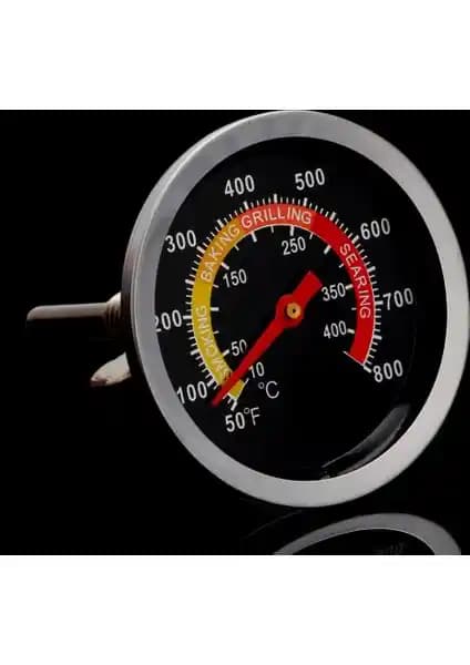 Weather Forecast Barbekü Mangal Fırın Termometresi 450 Derece Geniş Sıcaklık Ölçüm Kapasitesi