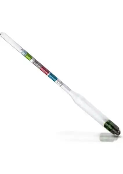 Weather Forecast Hidrometre Alkol Oranı Ölçüm Cihazı 0.980-1.1160 Brix ve Alkol Seviyesi