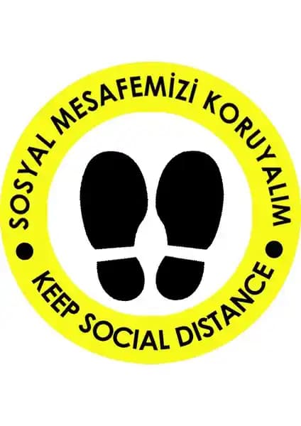Weppe Sticker Sosyal Mesafe Zemin Uyarı: Güvenli Alanlar İçin Pratik Çözüm