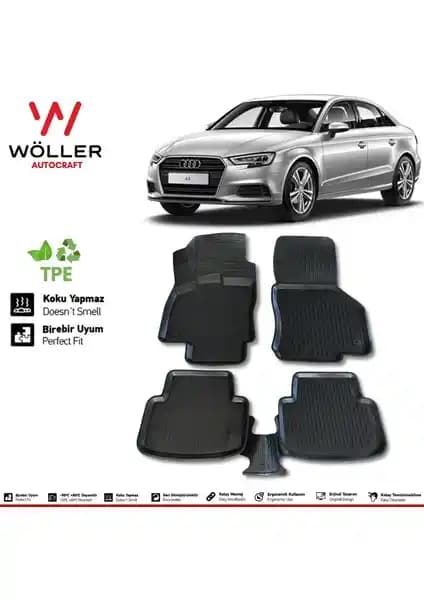 Wöller Audi A3 Sedan Paspasları: Kaliteli ve Fonksiyonel Otomobil Aksesuarları