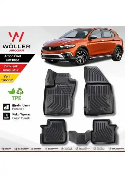 Wöller Fiat Egea Cross 2021 Sonrası İçin 3D Havuzlu Paspas Özellikleri ve Kullanım Avantajları