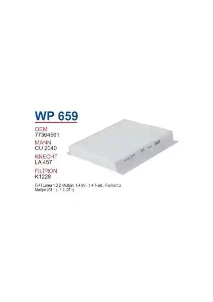 Wunder Fiat Linea ve Fiorino Polen Filtresi: Yüksek Performans ve Dayanıklılık