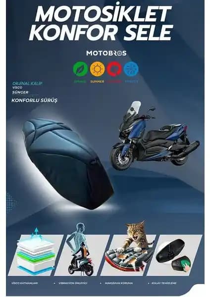 Yamaha XMAX İçin Ergonomik Konfor Sele Kılıfı Visco Sünger Üreticileri ve Kullanıcı Yorumları