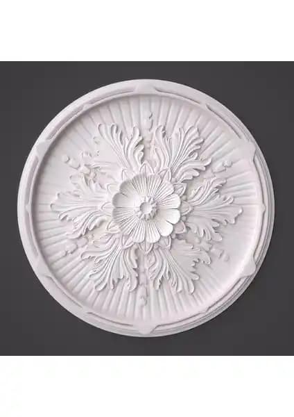 YEDİTEPEOSMANLI Linda Desenli Strafor Tavan Lamba Göbeği 40 cm Estetik ve Kolay Uygulama