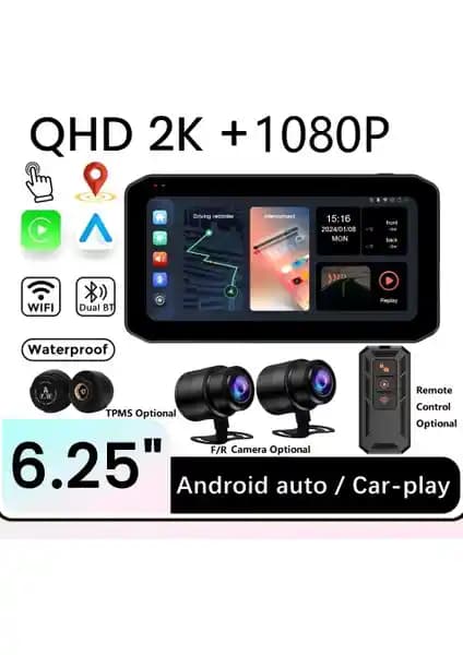 Yeelock 6.25 İnç 2K Motosiklet Navigasyon Sistemi Güncel Özellikler ve Dayanıklılık