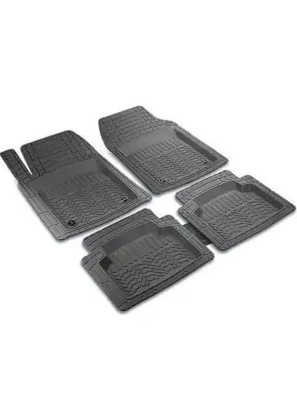 Yekoto Renault Megane 4 (2016-2018) Uyumlu Siyah 3D Havuzlu Paspaslar Detaylı İnceleme