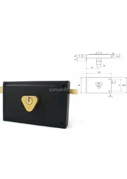 Yuma YM-602 Tirajlı Kilit: Dayanıklı ve Güvenli Mekanik Kapı Kilidi Çözümü