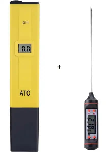 Zauss Dijital pH Metre ve Dalğırmalı Termometre Seti ile Su Kalitenizi Güvenceye Alın