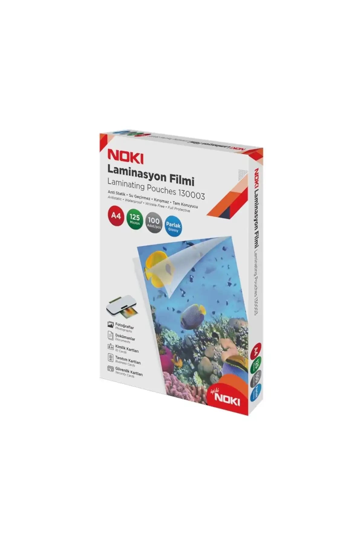 ADASRA ve Noki A4 Laminasyon Filmi Karşılaştırması 125 Mikron ve 100 Mikron Özellikleri 2