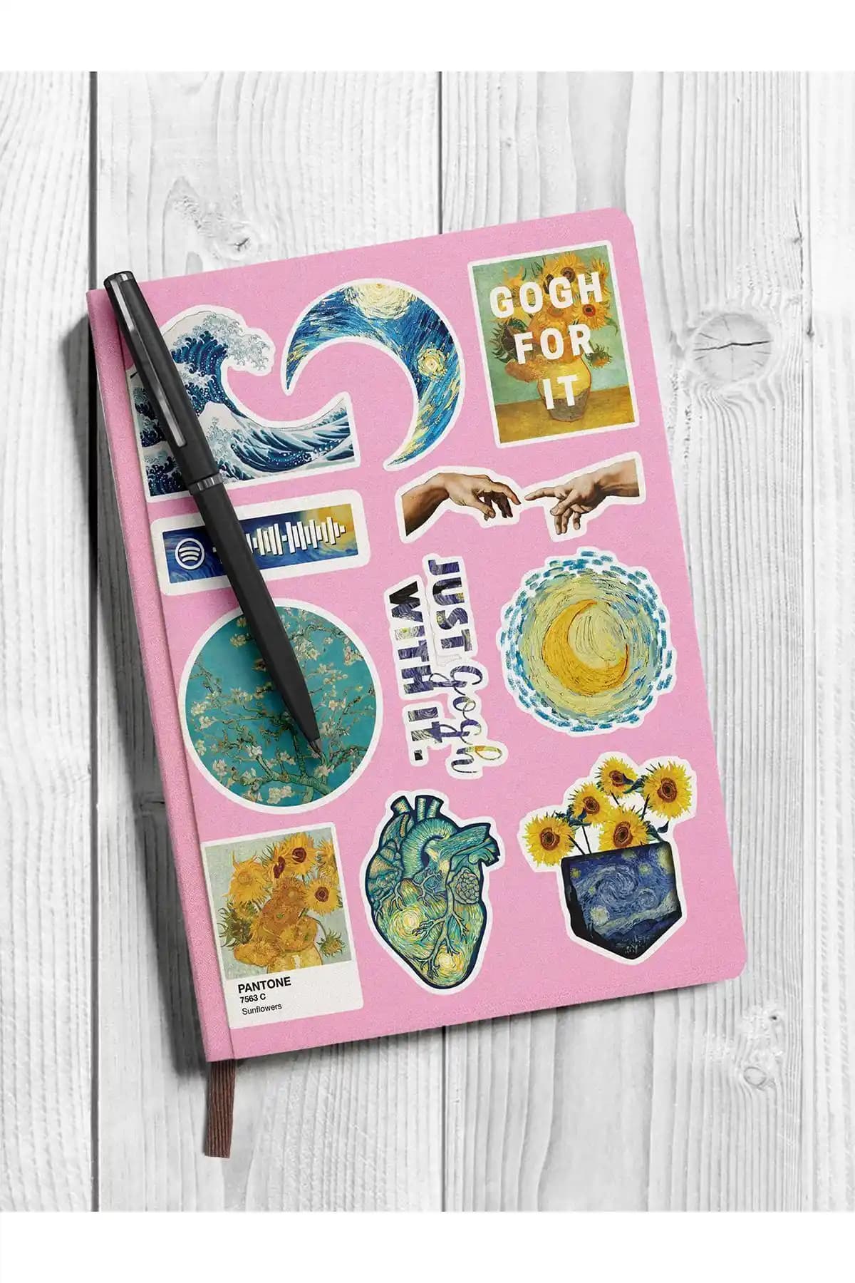 AR Sticker Karşılaştırması: V-gogh Temalı ve Vsco Yellow Çıkartma Setleri