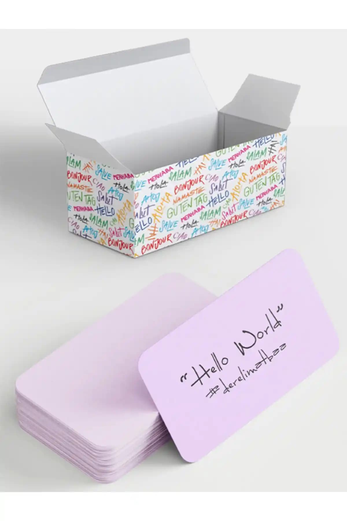 Dereli Matbaa ve Genel Markalar Kelime Kartları Karşılaştırması