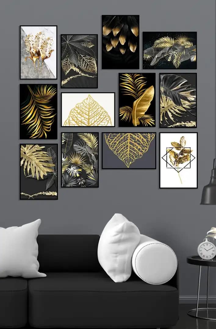 12 Parça MDF Tablo Setleri ile Evinize Modern ve Şık Dekorasyon Çözümleri