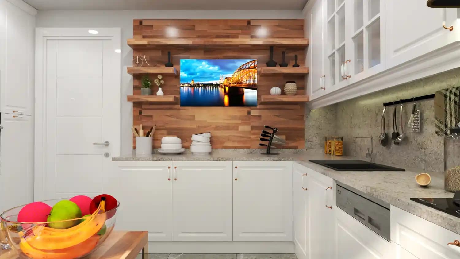 Açık Mutfak Raf Modelleri ve Dekorasyon İpuçlarıyla Şık ve İşlevsel Mutfak Tasarımı