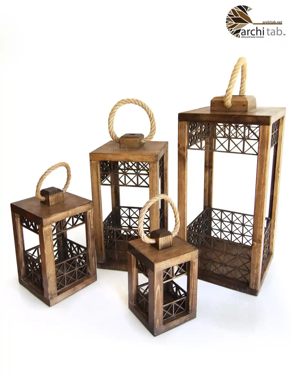 Ahşap Fenerler ile Doğal ve Sıcak Dekorasyon Çözümleri