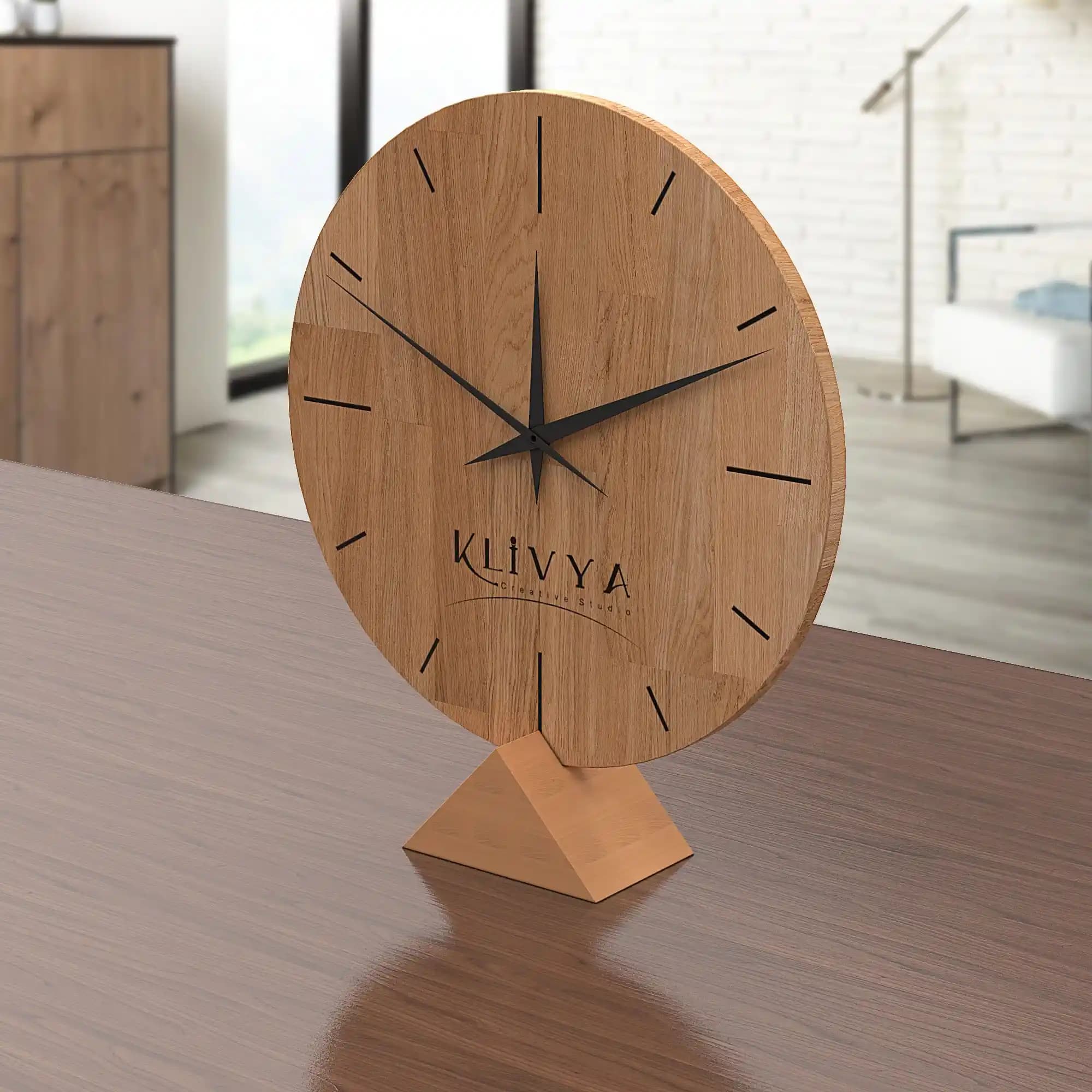 Ahşap Masa Saatleri Dekorasyonda Şıklık ve İşlevselliği Bir Arada Sunar