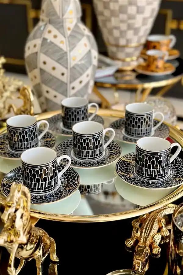 Art Deco Fincanlarıyla Dekorasyonun Şıklığını Yansıtan Zarif ve Modern Dokunuşlar