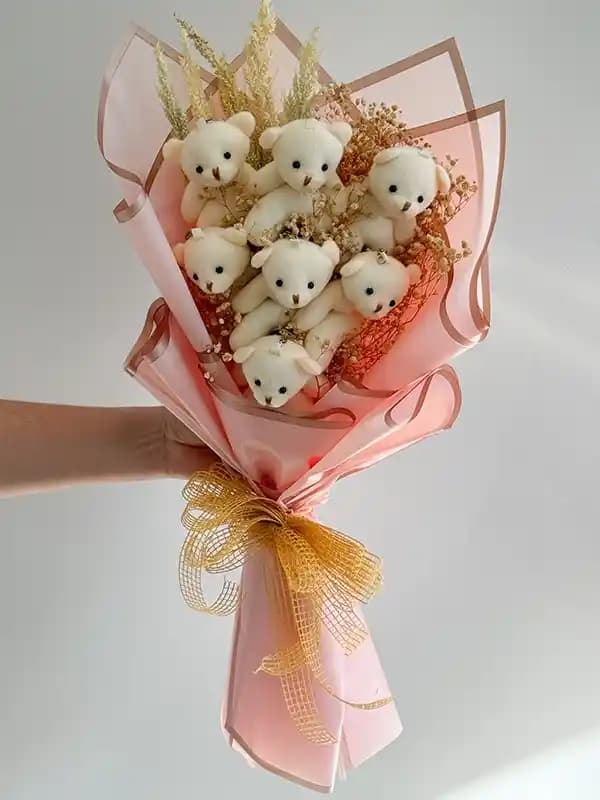 Ayıcık Buketleri ile Dekorasyonda Sevimli ve Canlı Dokunuşlar