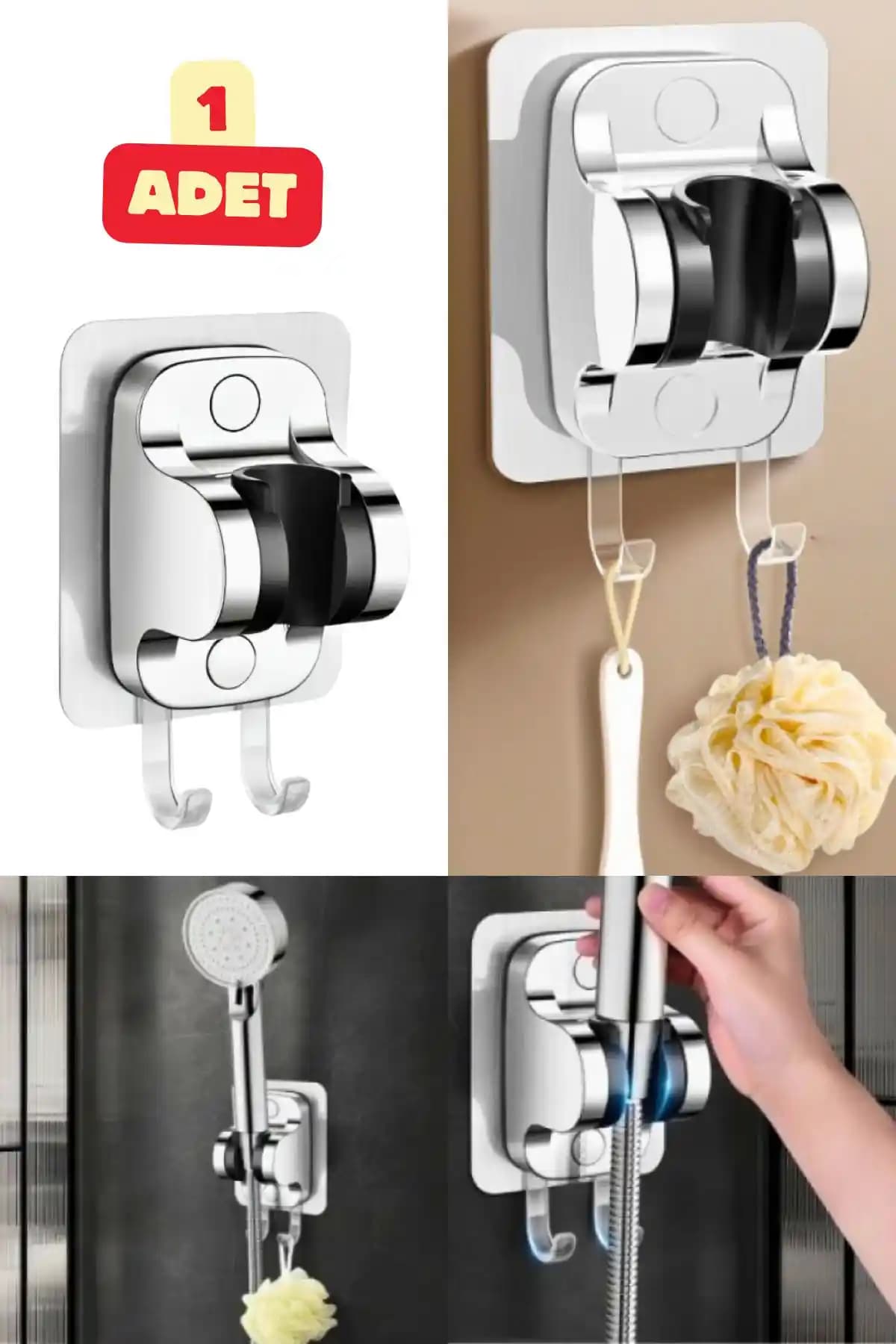 Banyonuzda Estetik ve Pratik Çözümler Sunan Duş Askısı Aparatları