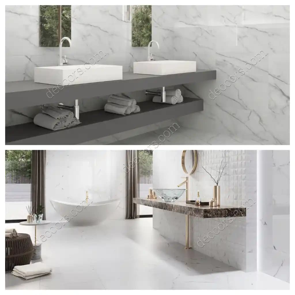 Beyaz Banyo Seramikleri ile Modern ve Şık Dekorasyon Fikirleri ve İpuçları