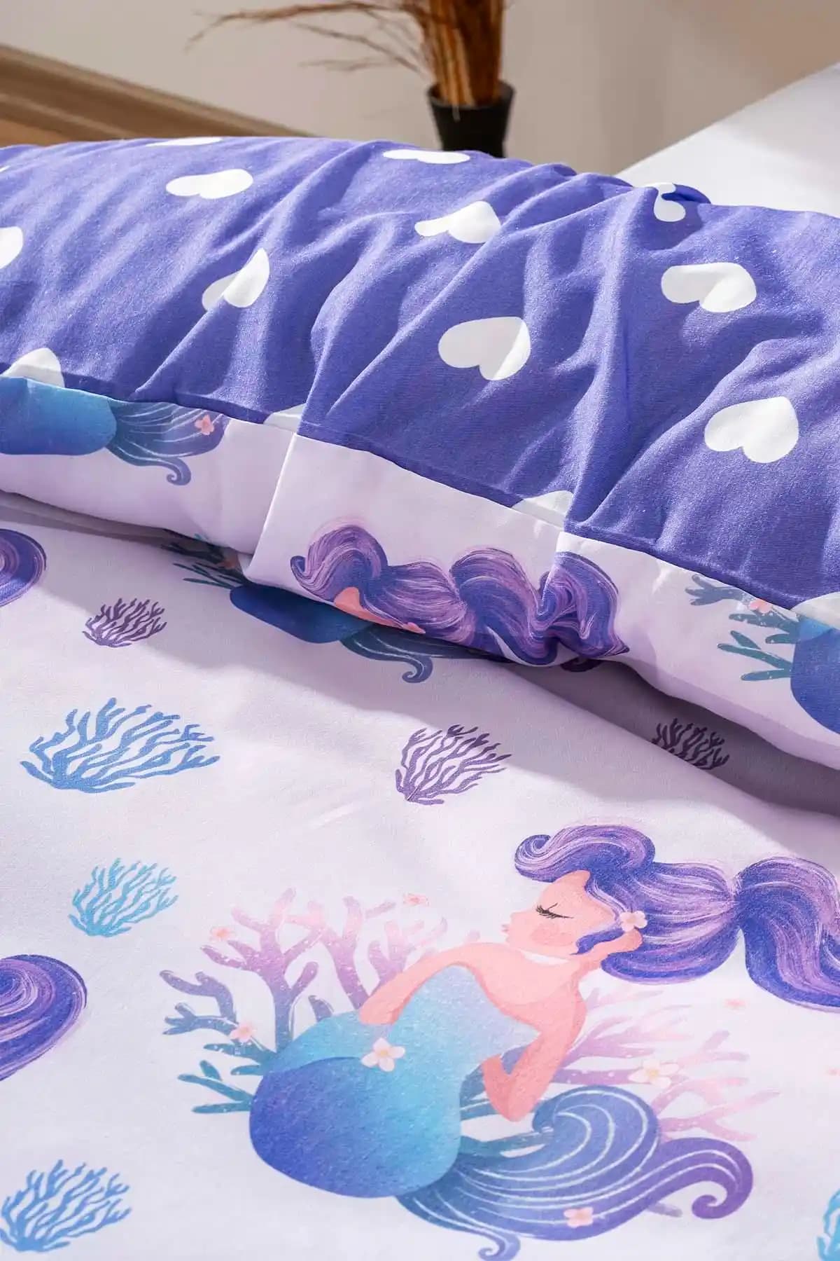 Deniz Kızı Temalı Nevresim Takımı ile Çocuk Odalarına Masalsı Atmosfer Yaratın