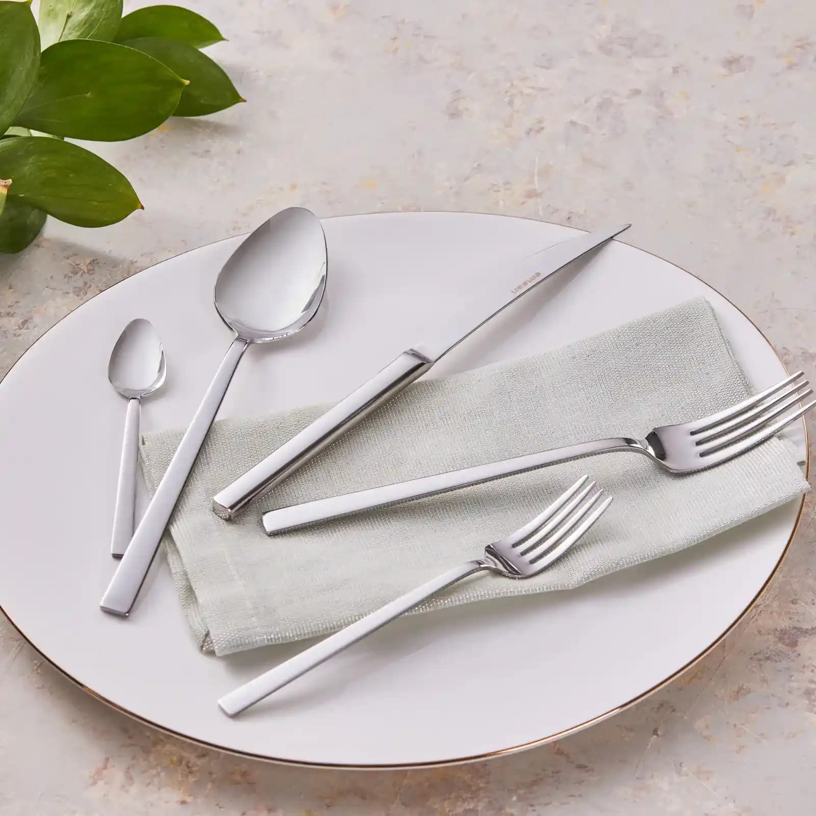 Emsan Talia 60 Parça 12 Kişilik Çatal Kaşık Bıçak Takımı ile Dekorasyonunuzu Zenginleştirin