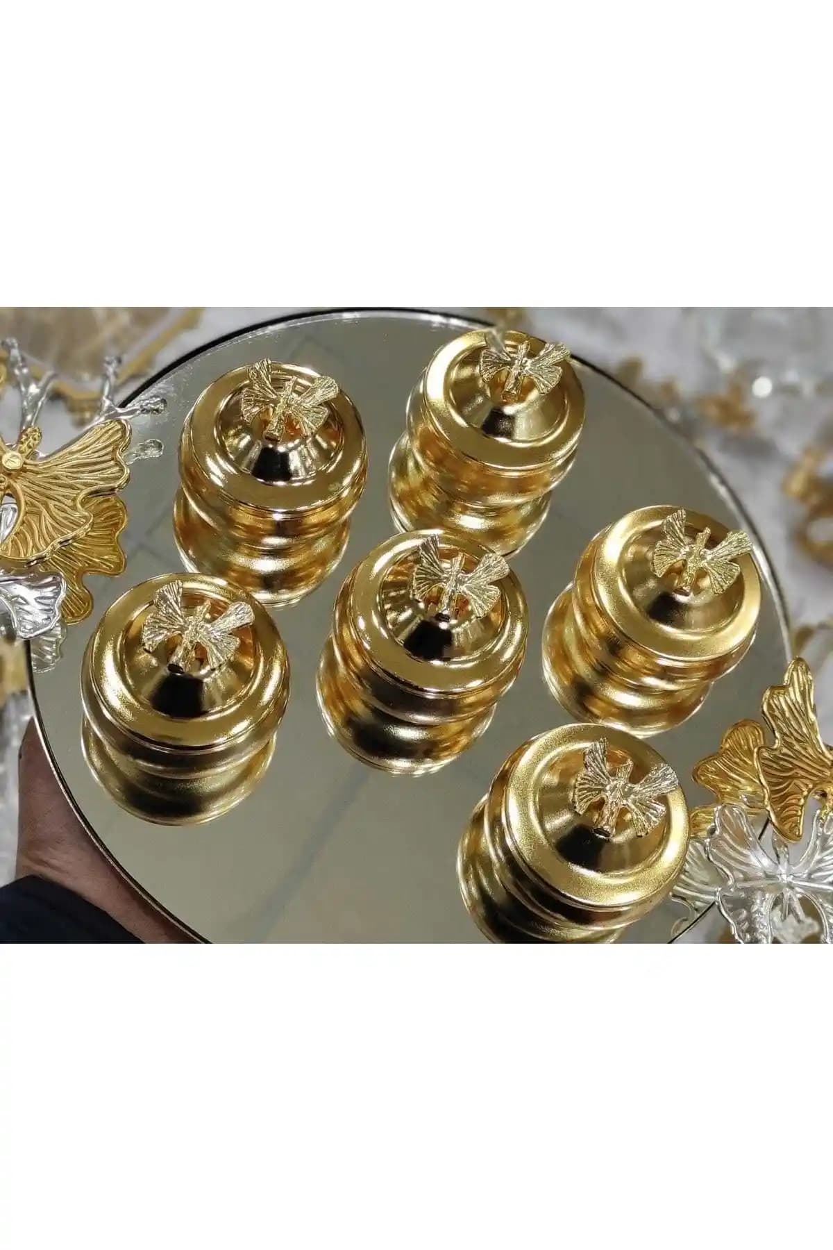 Gold Lokumluklar ve Kahve Yanı Sunumluklarıyla Dekorasyonda Zarafet ve Şıklık