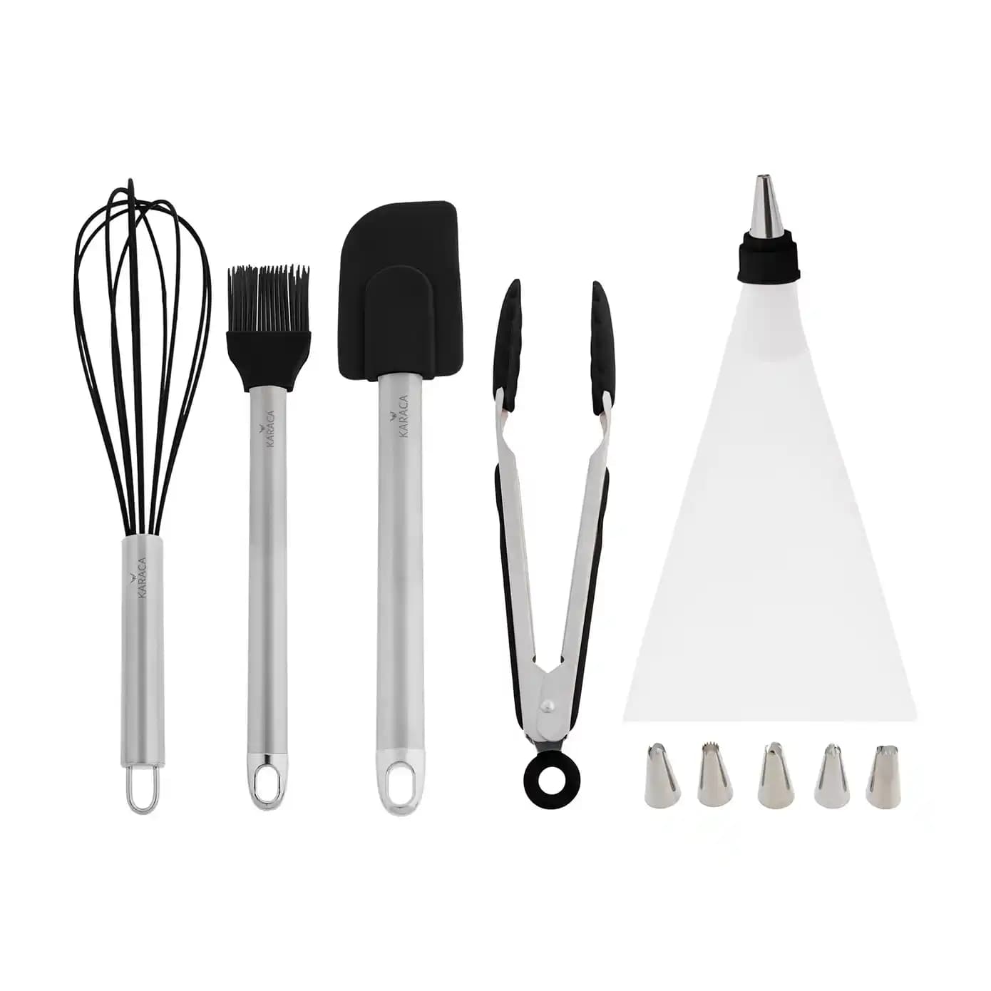 Karaca'nın Siyah 10 Parça Pasta Servis Takımıyla Şık ve Fonksiyonel Sofralar Yaratın