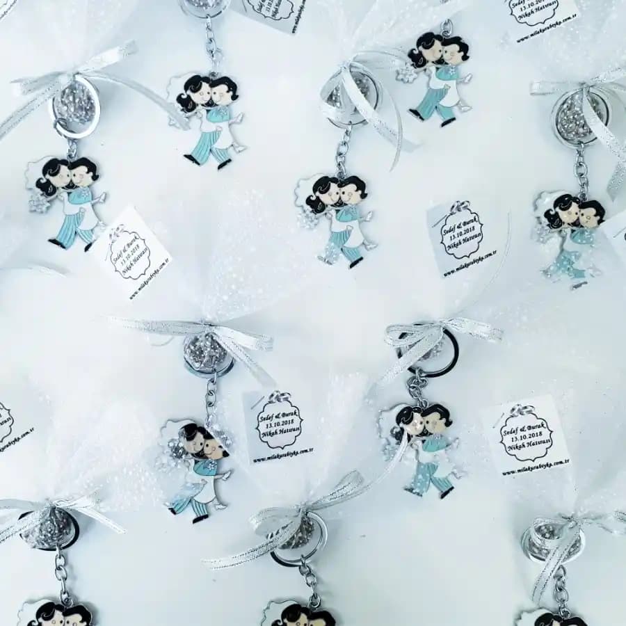 Nikah Gününüzü Unutulmaz Kılacak Anahtarlık Nikah Şekeri Seçenekleri ve Trendler