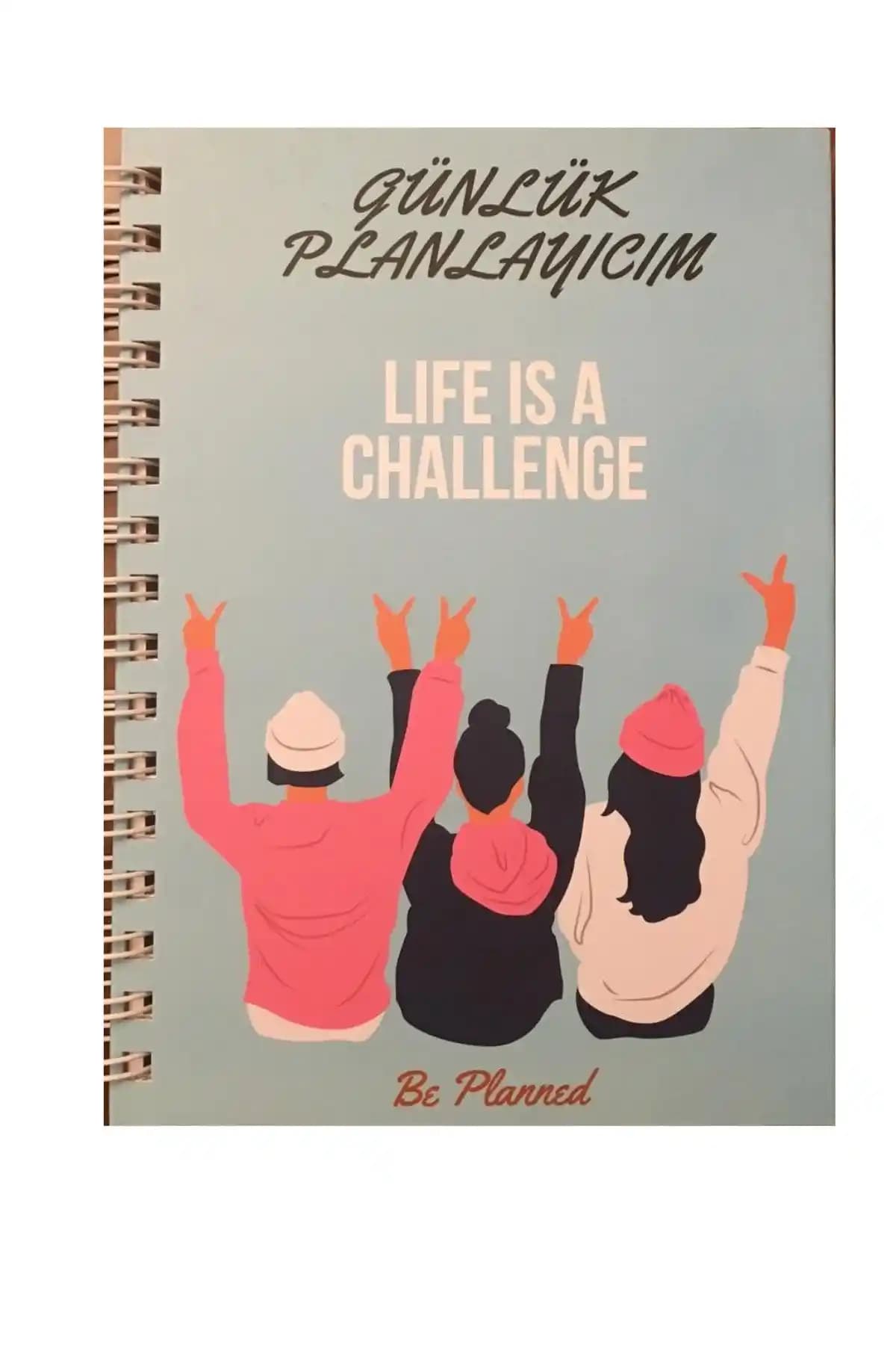 Be Planned Orta Boy Sert Kapaklı Günlük Planlayıcı Ajanda Günlük Not Alma ve Organizasyon İçin