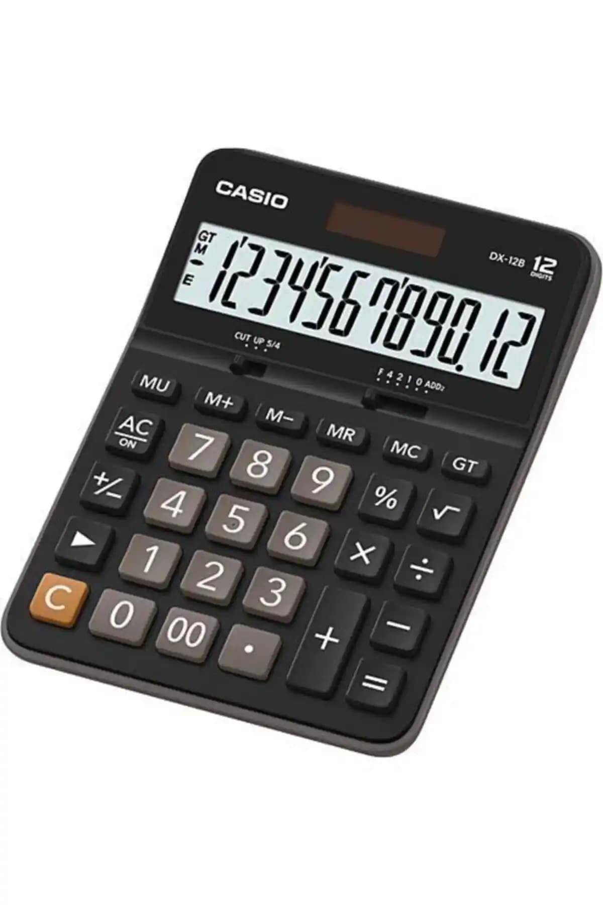 Casio DX-12B 12 Basamak Masaüstü Ekonomik Hesap Makinesi Özellikleri ve Kullanım Avantajları