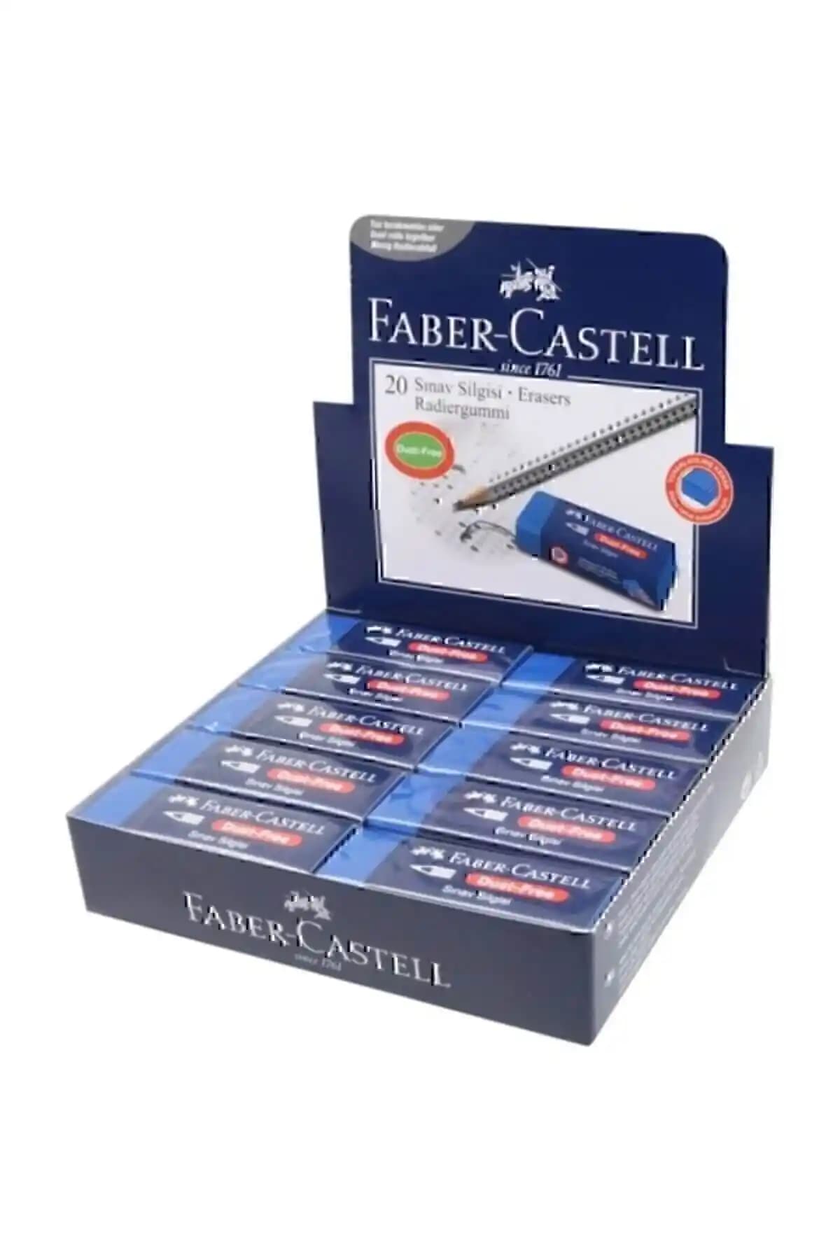 Faber Castell Ezg Sınav Silgisi 10 Adet Paketle Güçlü Temizlik ve Dayanıklılık