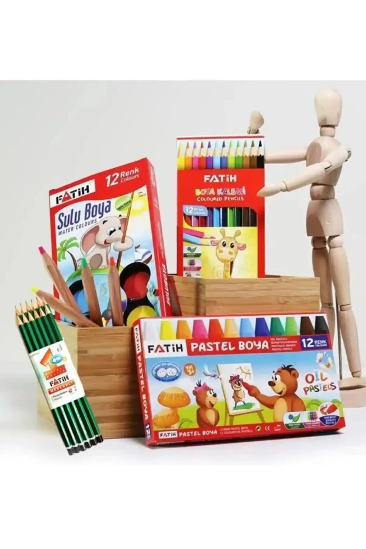 Fatih 4'lü Okul Seti: Çocuklar ve Gençler İçin Yaratıcılığı Destekleyen Sanat Malzemeleri
