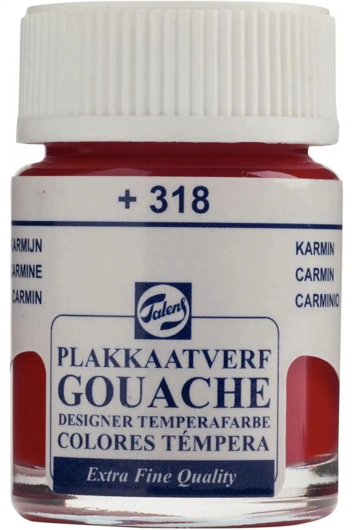 Genel Markalar Gouache Jar 16ml Guaj Boya Carmine Yüksek Kapatıcılık ve Renk Çeşitliliği