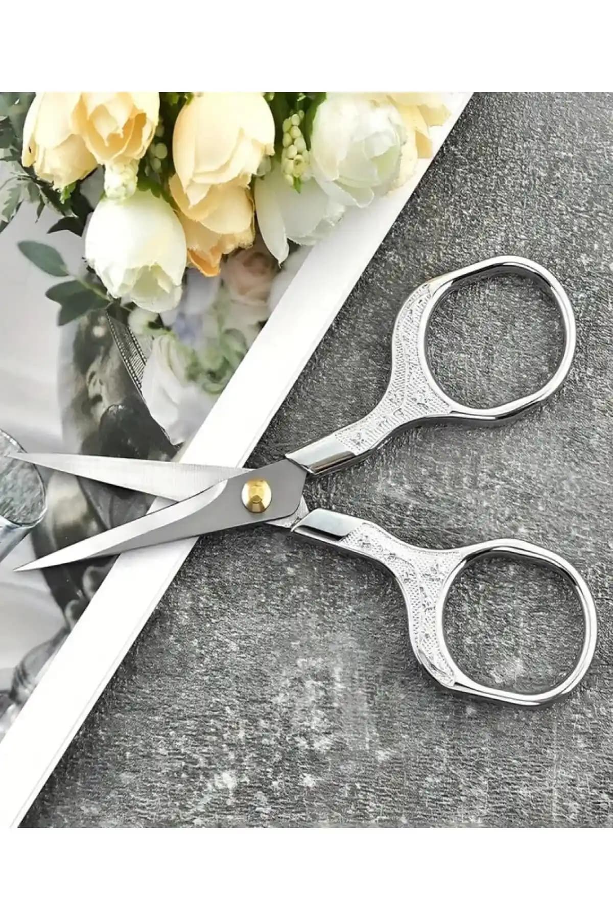 Güzelyüz AVM Nişan ve Özel Günler İçin Zarif Mini Gümüş Makas