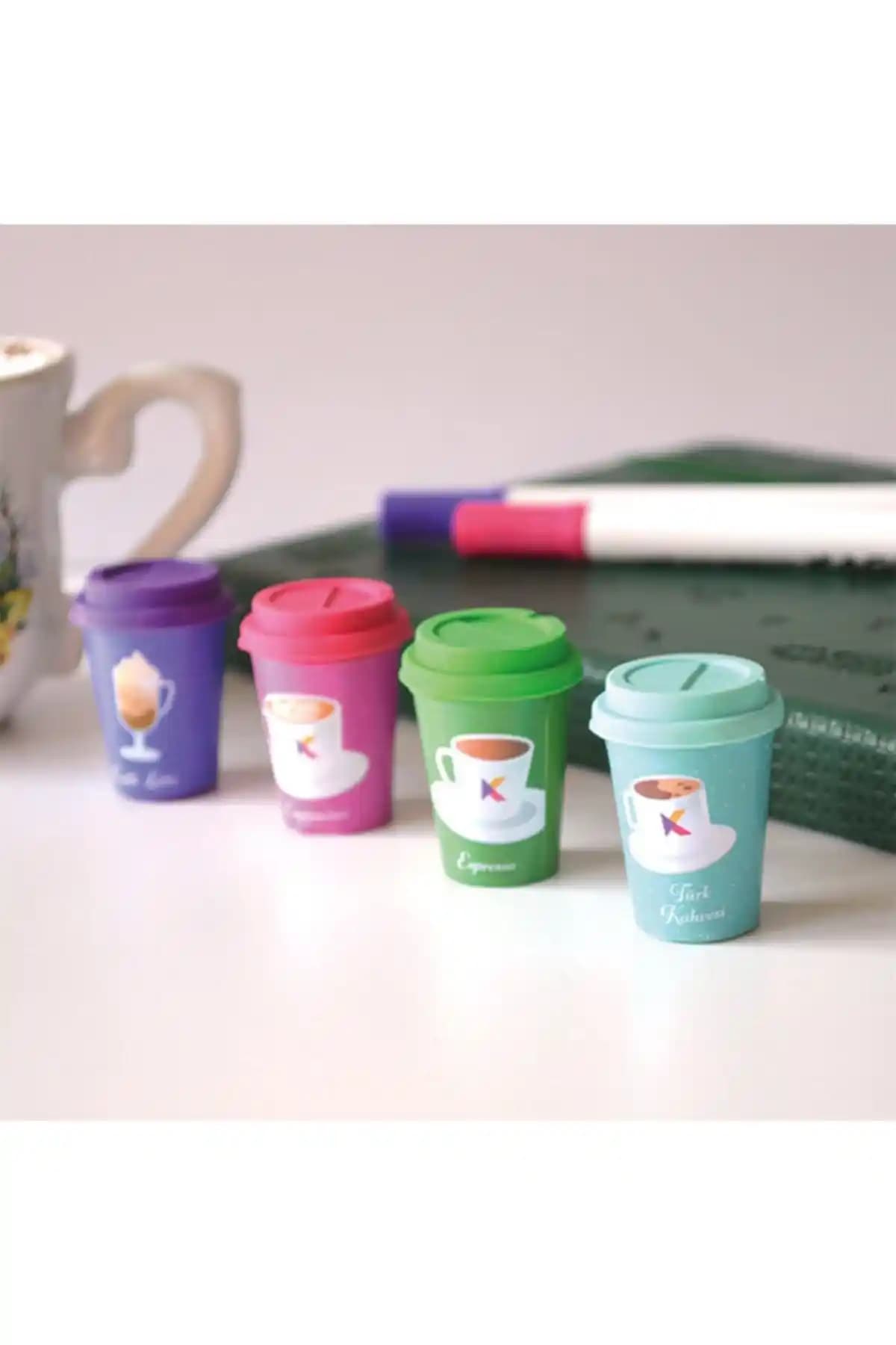 Kagito Kahve Silgi Seti: Estetik ve Pratik Kahve Temalı Masaüstü Aksesuarı