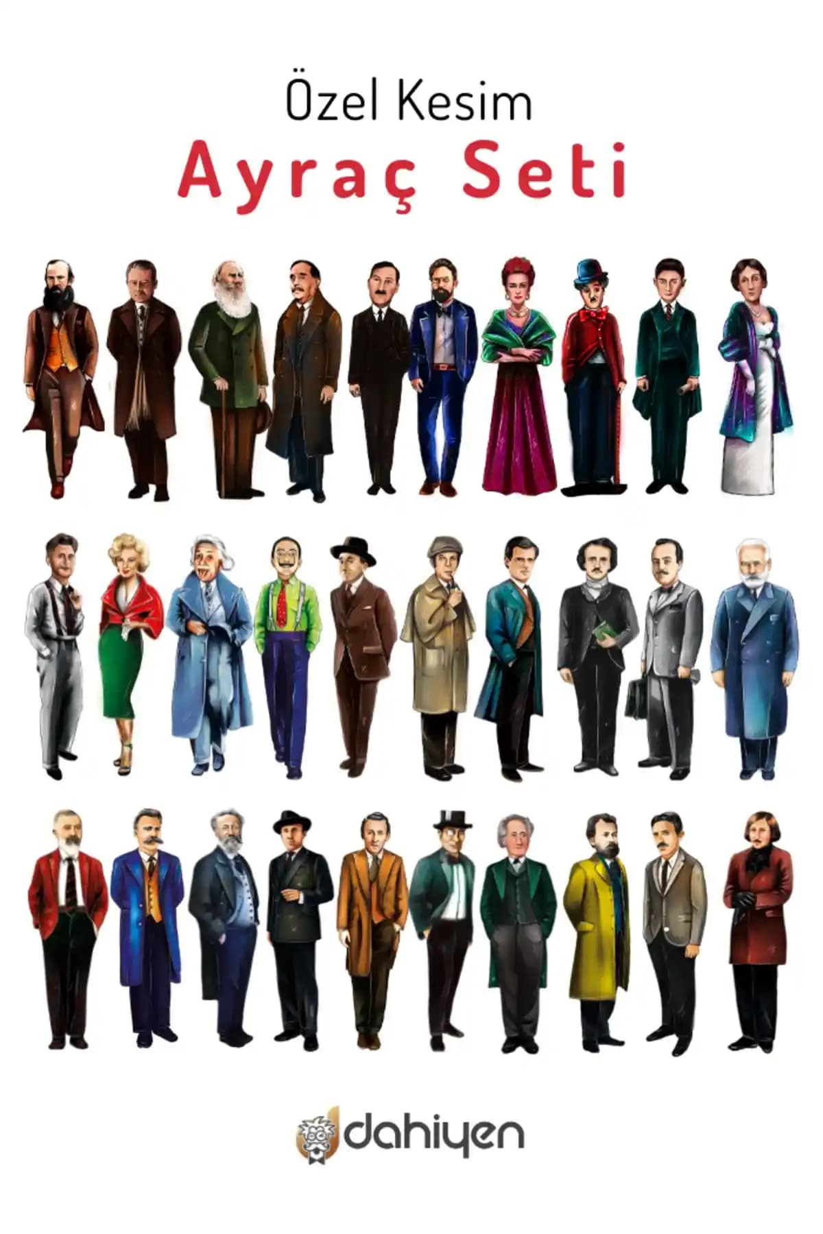 Kızıl Panda Yayınevi 30'lu Siyah Kitap Ayraç Seti Yüksek Kalite ve Dayanıklılık