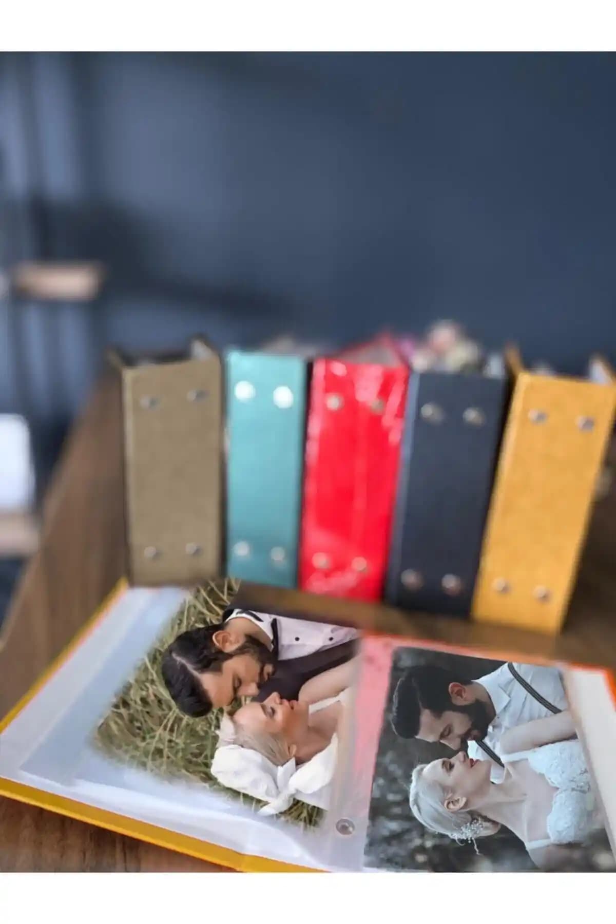 LINALAZER 100'lü Çok Renkli 10x15 Fotoğraf Albümü - Dayanıklı ve Geniş Kapasiteli